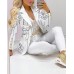 Leisure and fashionable printed suit suit suit HF3302-02-04 Leisure and fashionable printed suit suit suit HF3302-02-04