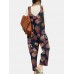 Tribal Flower Print Wide Leg Jumpsuit For Women Tribal Flower Print Wide Leg Jumpsuit For Women